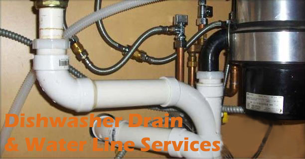 Dishwasher Drain & Water Line Services